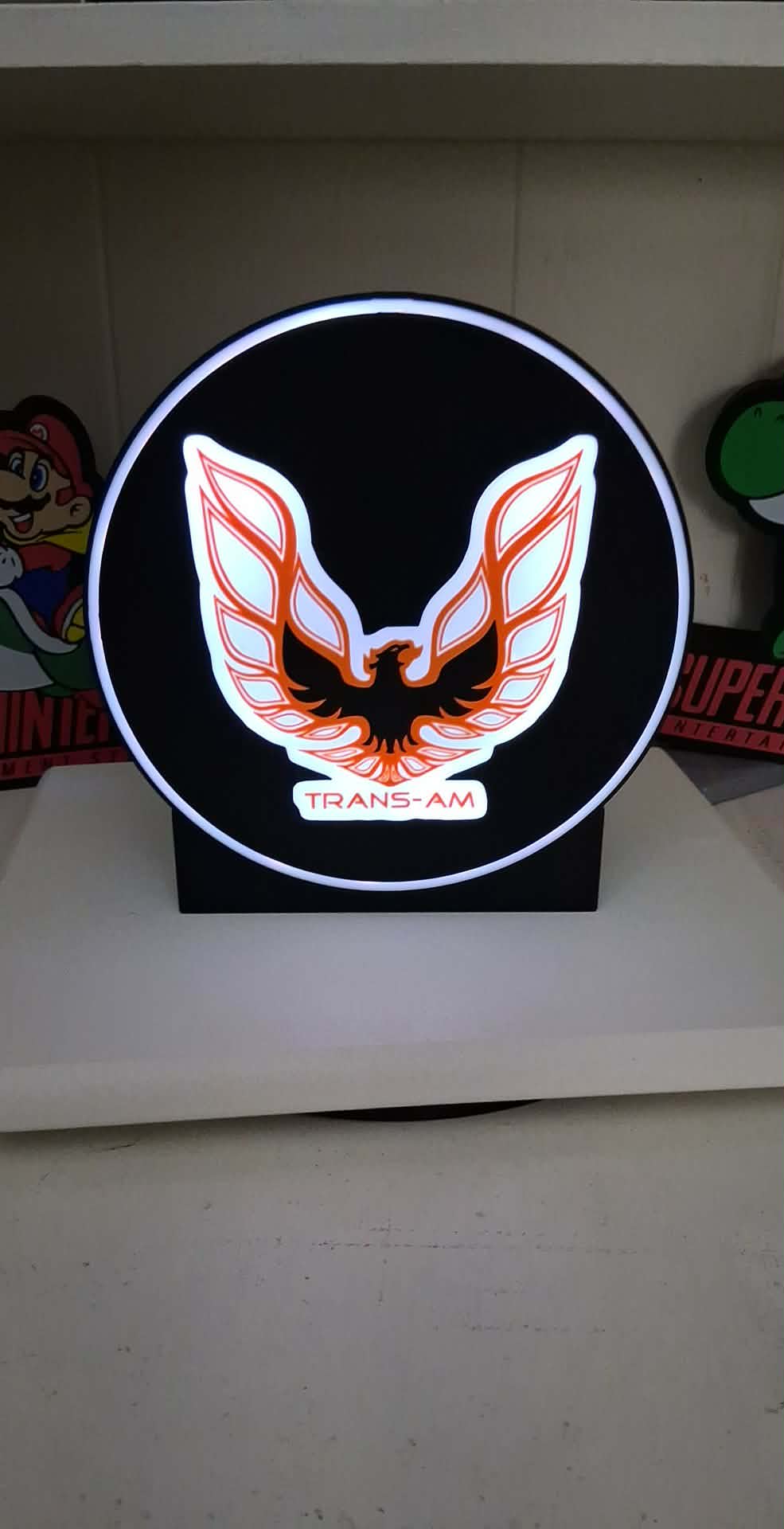 Trans Am LED light box – custom 3D printed – Lit Layer Creations